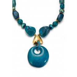 Afafa - Collier Bleu