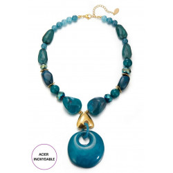 Afafa - Collier Bleu