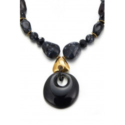 Afafa - Collier Noir