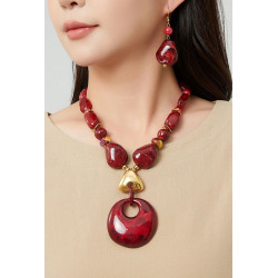 Afafa - Collier Rouge