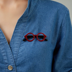 Rayen - Broche épingle Bleue