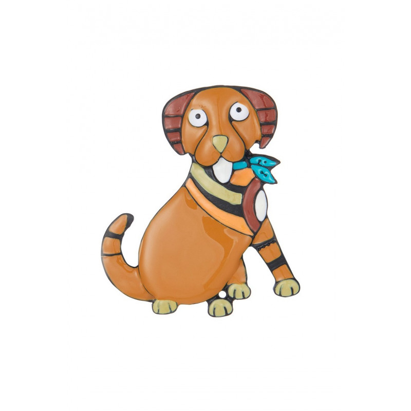 Qouloub - Broche épingle Camel