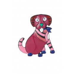 Qouloub - Broche épingle Rose