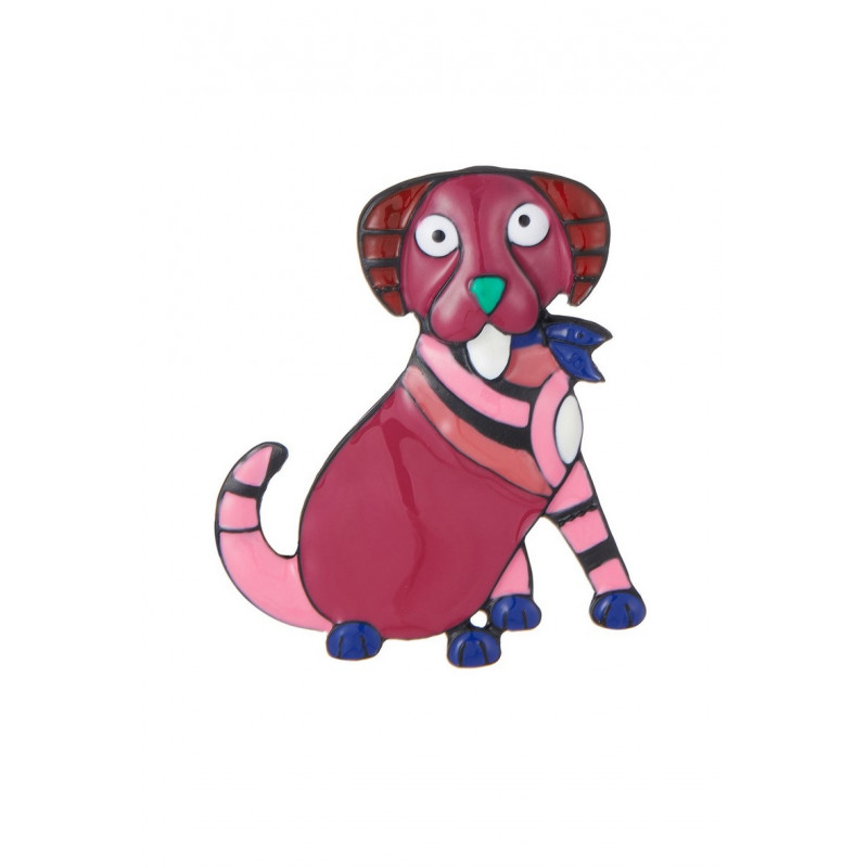 Qouloub - Broche épingle Rose