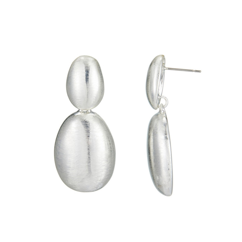 Geena - Boucle d'oreille tige Argentée