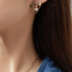 Gertrudis - Boucle d'oreille tige Argentée