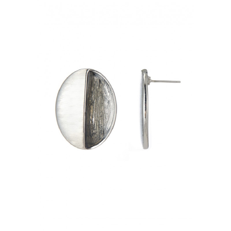 Hafsa - Boucle d'oreille tige Argentée