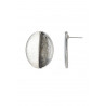 Hafsa - Boucle d'oreille tige Argentée