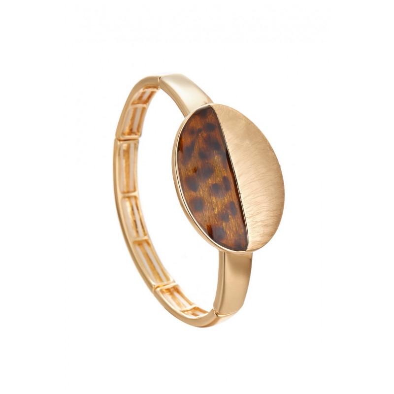 Hafsa - Bracelet élastique Doré