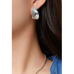 Hava - Boucle d'oreille tige Argentée