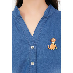 Qouloub - Broche épingle Camel