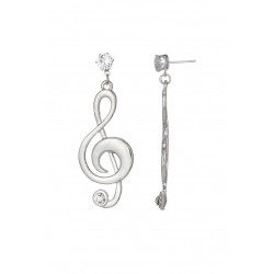 Wub - Boucle d'oreille tige Argentée