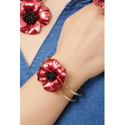 Laney - Bracelet rigide Rouge