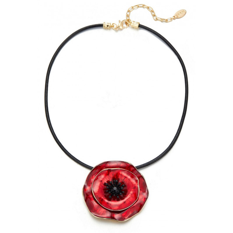 Leocadie - Collier Rouge