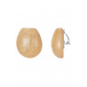 Assel - Boucle d'oreille clip Beige