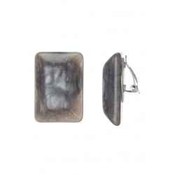 Azmina - Boucle d'oreille clip Grise