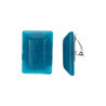 Azmina - Boucle d'oreille clip Indigo