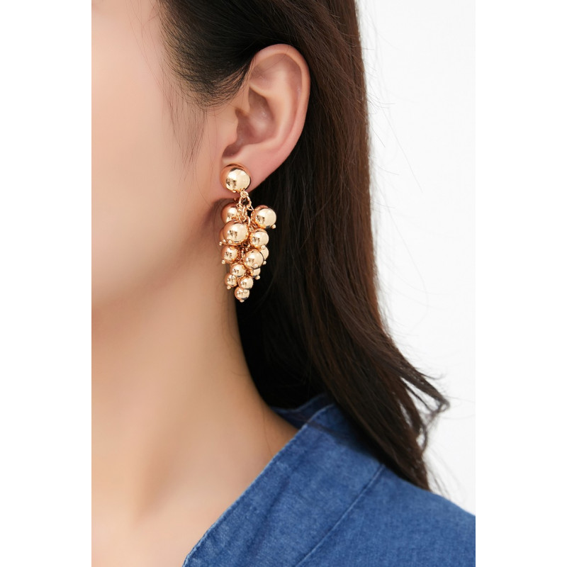 Wibke - Boucle d'oreille clip Dorée