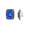 Withaq - Boucle d'oreille clip Bleue