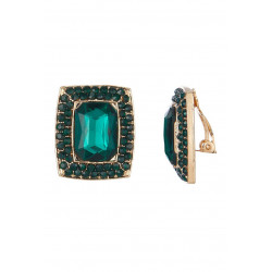Withaq - Boucle d'oreille clip Verte