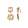 Waheeda - Boucle d'oreille clip Champagne