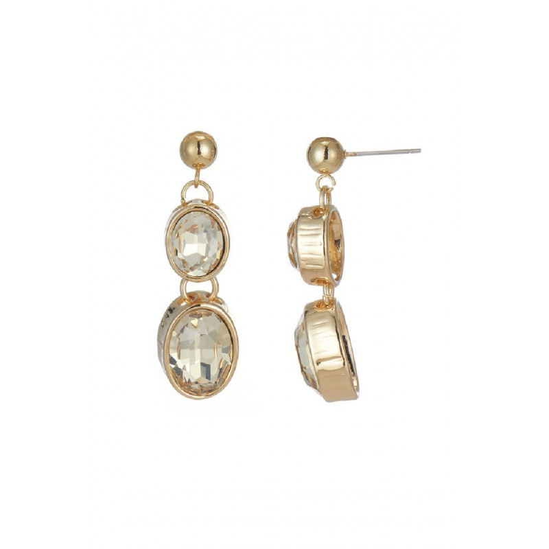 Azra - Boucle d'oreille tige Blanche