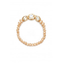 Azra - Bracelet élastique Blanc