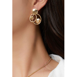 Hermance - Boucle d'oreille tige Argentée