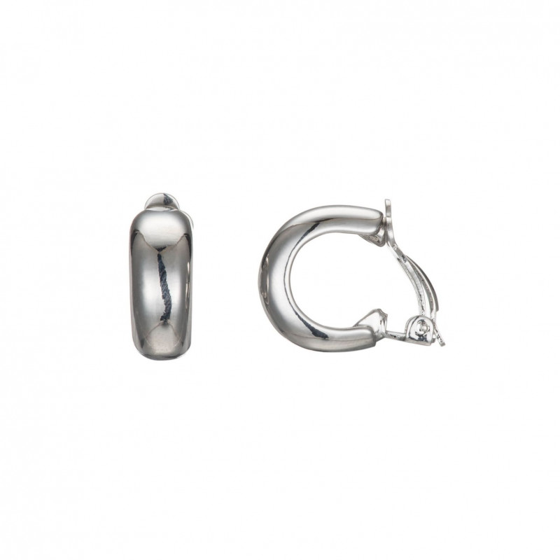 Jamie Boucles d'oreilles clip argentée