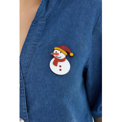 Reeta - Broche épingle Rouge