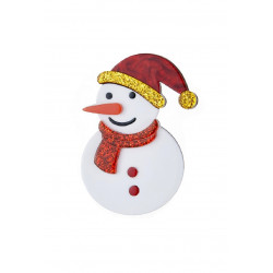 Reeta - Broche épingle Rouge