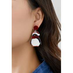 Pingouin - Boucle d'oreille tige