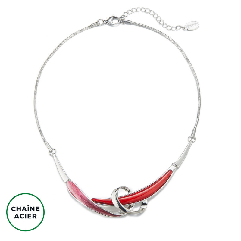 Bathylle - Collier rouge