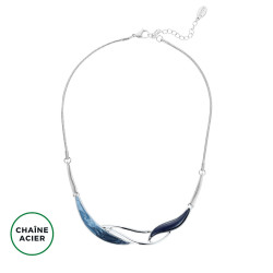 Blanchette - Collier bleu