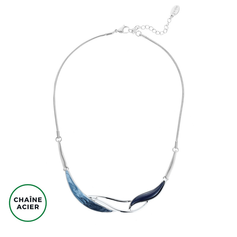 Blanchette - Collier bleu
