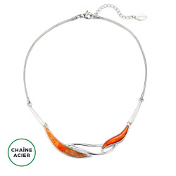 Blanchette - Collier orange