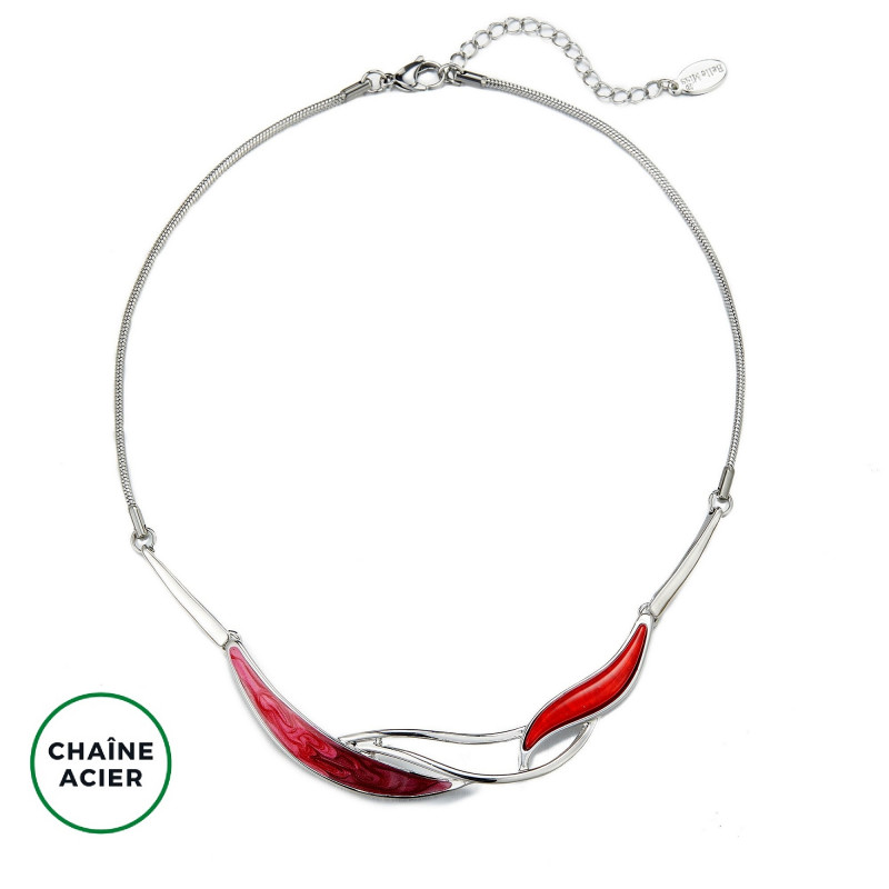 Blanchette - Collier rouge