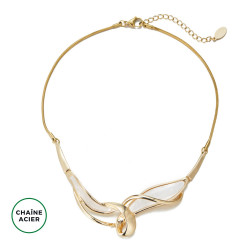 Claudy - Collier Blanc