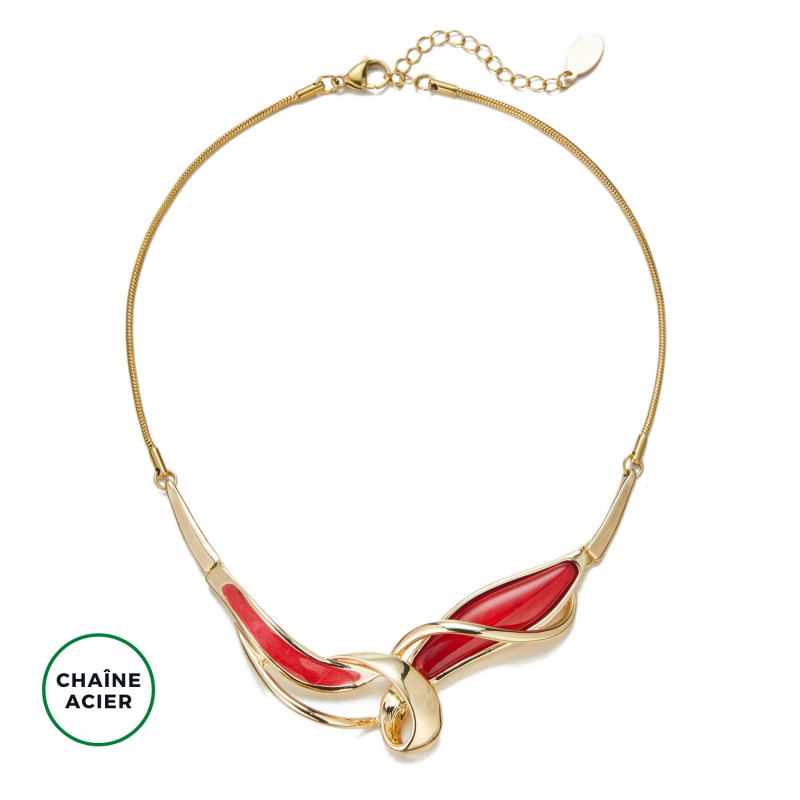 Claudy - Collier Rouge