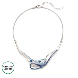 Dauphine - Collier bleu