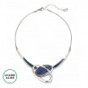 Edmonde - Collier Bleu marine