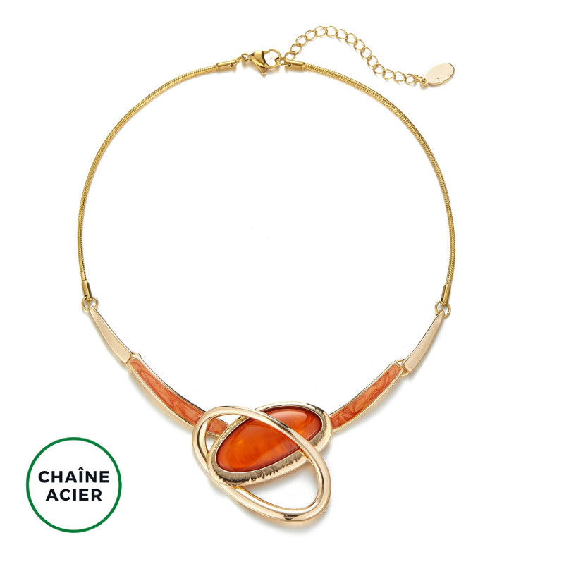 Edmonde - Collier Orange