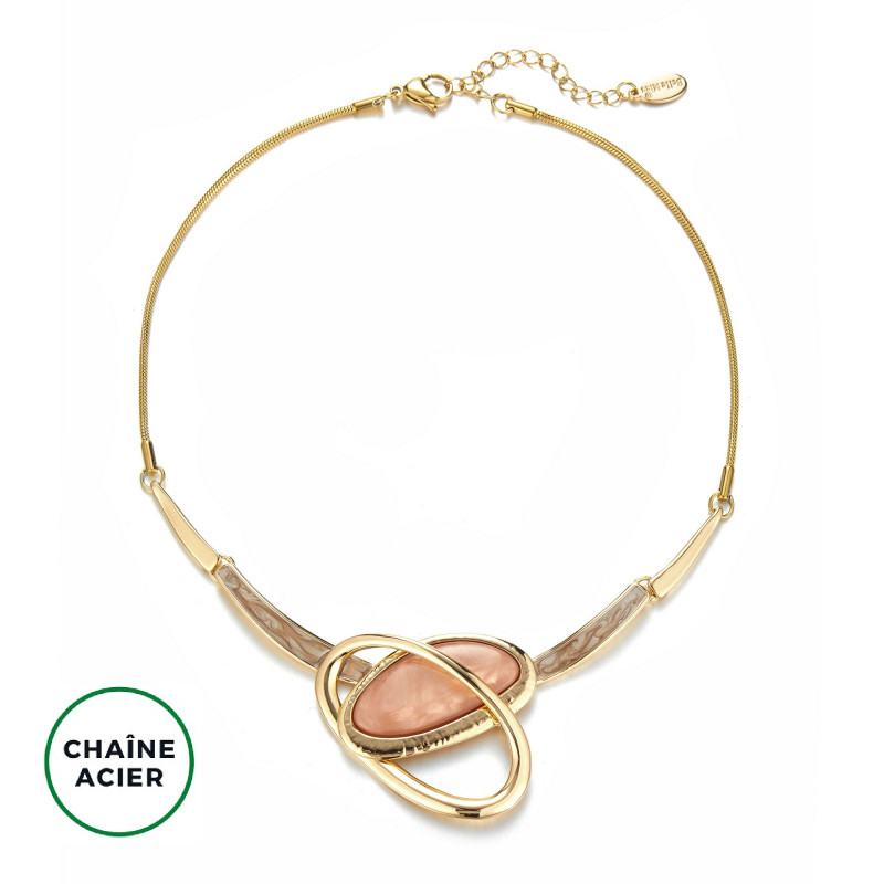 Edmonde - Collier Saumon