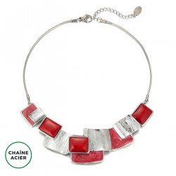 Eline - Collier Rouge