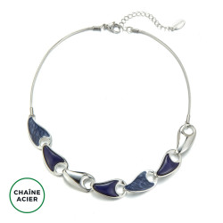 Elisavet - Collier Bleu marine