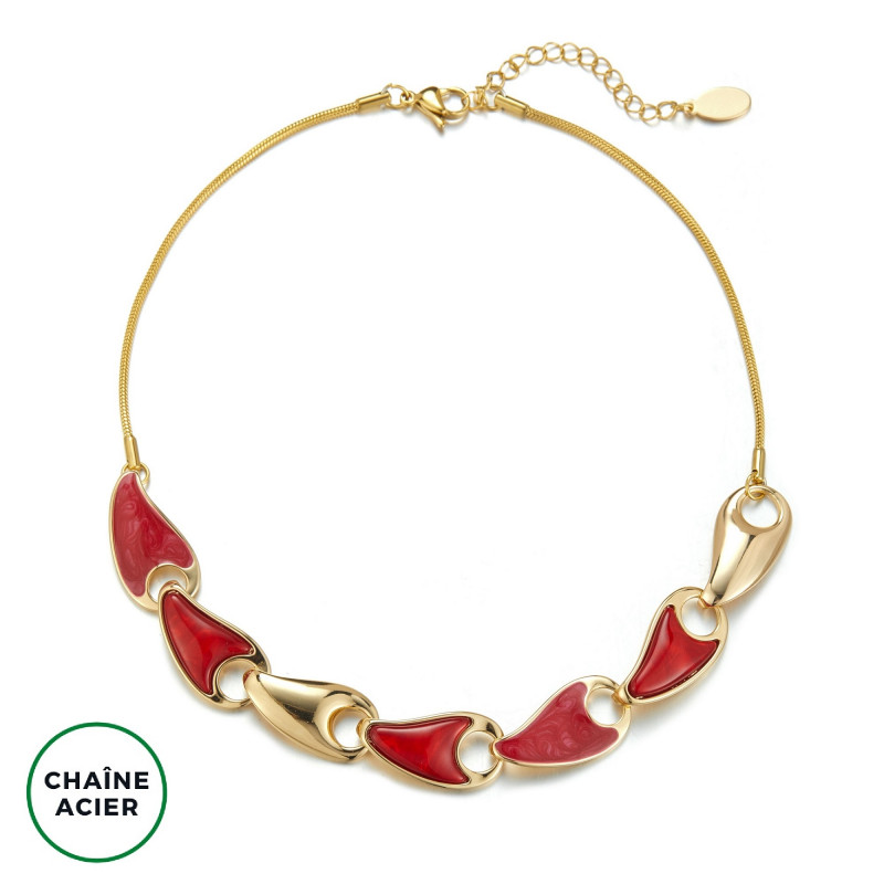 Elisavet - Collier Rouge