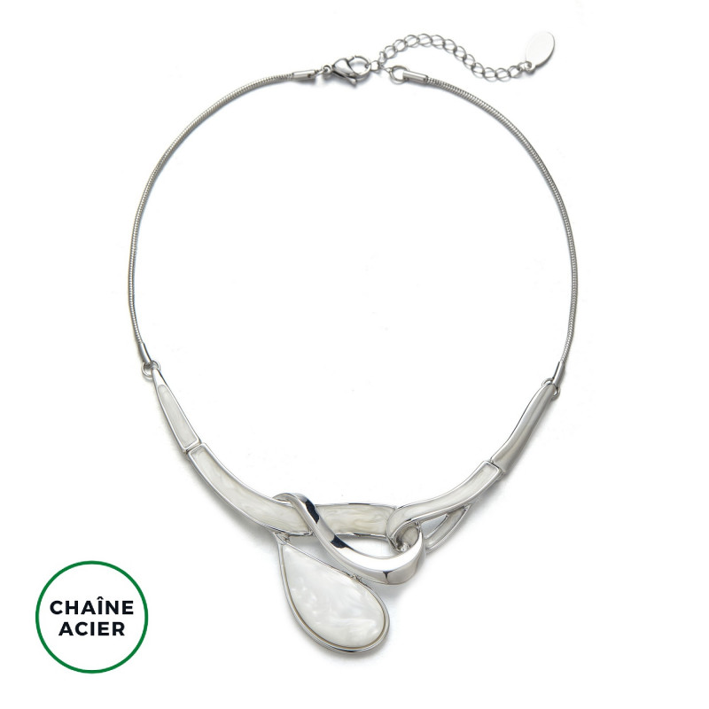 Ellenita - Collier blanc