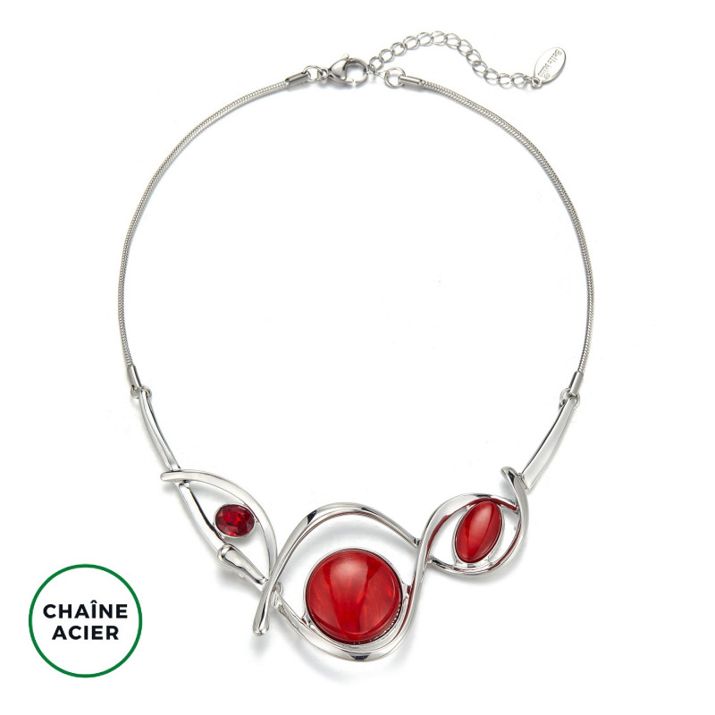 Emelle - Collier rouge