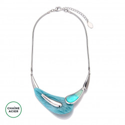 Fukui - Collier bleu ciel