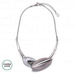 Furukawa - Collier gris